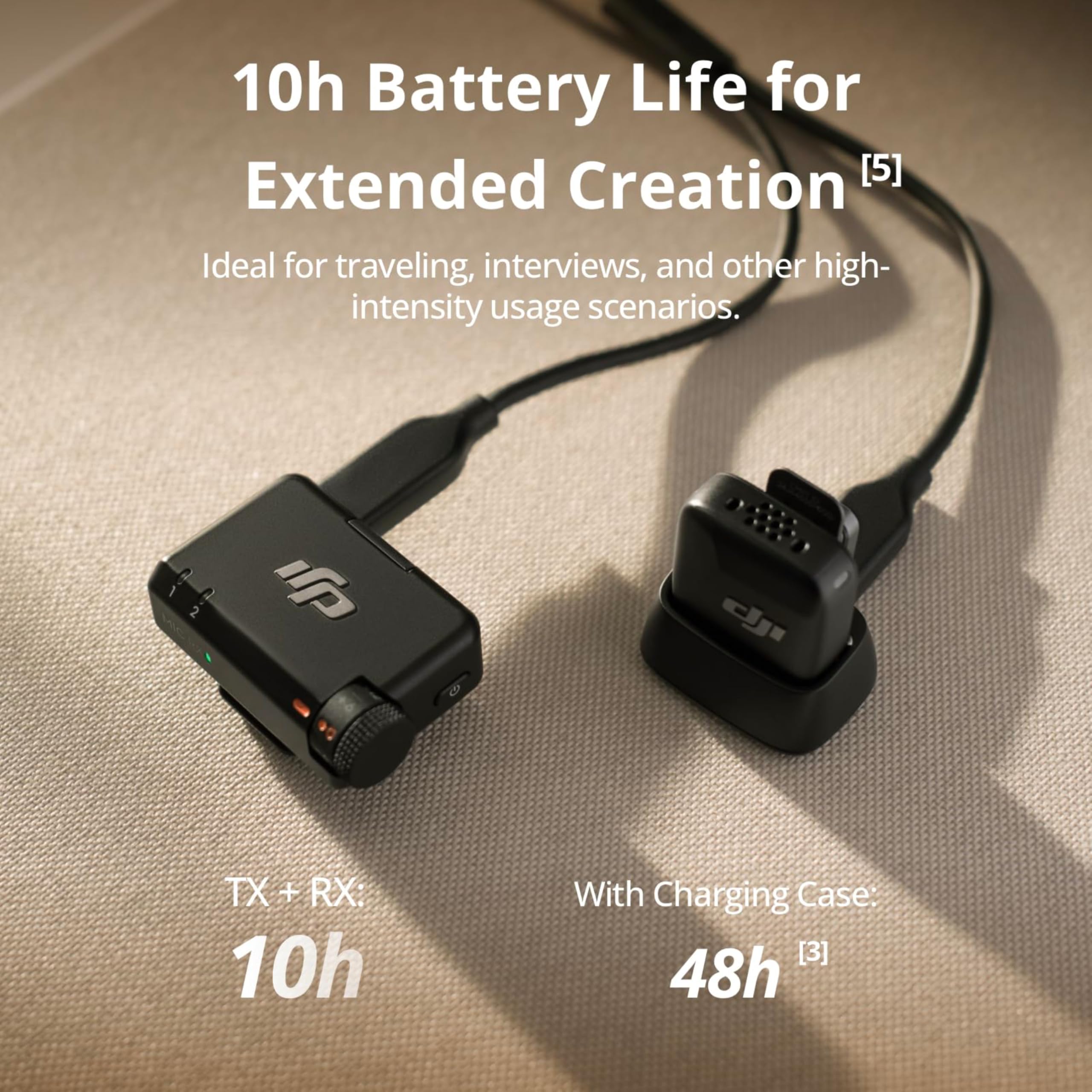 DJI Mic Mini (1 TX + 1 RX), Wireless Lavalier Microphone for iPhone/Camera/Android, Ultralight, Detail-Rich Audio, Noise Cancelling, Automatic Limiting, Vlog, Streaming, 400m Transmission 🍁 All In One Marketplace Canada