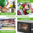 8''x50' Vacuum Sealer Bags for Food Saver (2 Pack), Commercial Grade Sealer Saver Rolls for Meal Prep or Sous Vide, BPA Free, Heavy-Duty 🍁 All In One Marketplace Canada