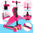 Hurtle - 3 Wheel Foldable Kick Scooter for Kids & Toddlers (Pink CA) 🍁 All In One Marketplace Canada