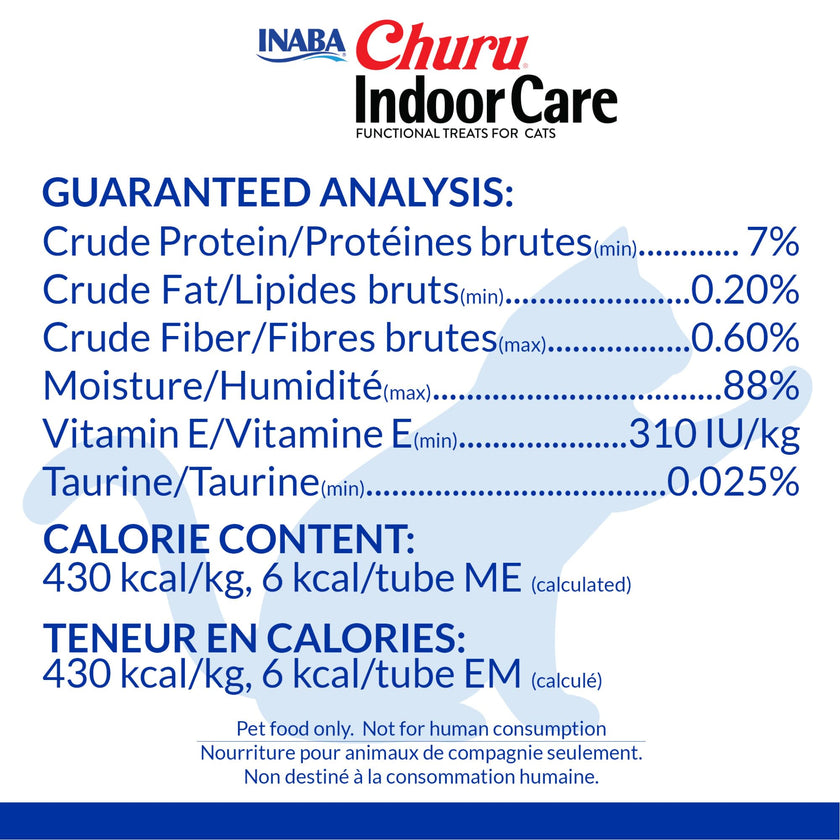 INABA Churu Indoor Care Cat Treats Lickable Tubes, Tuna, 24ct 🍁 All In One Marketplace Canada