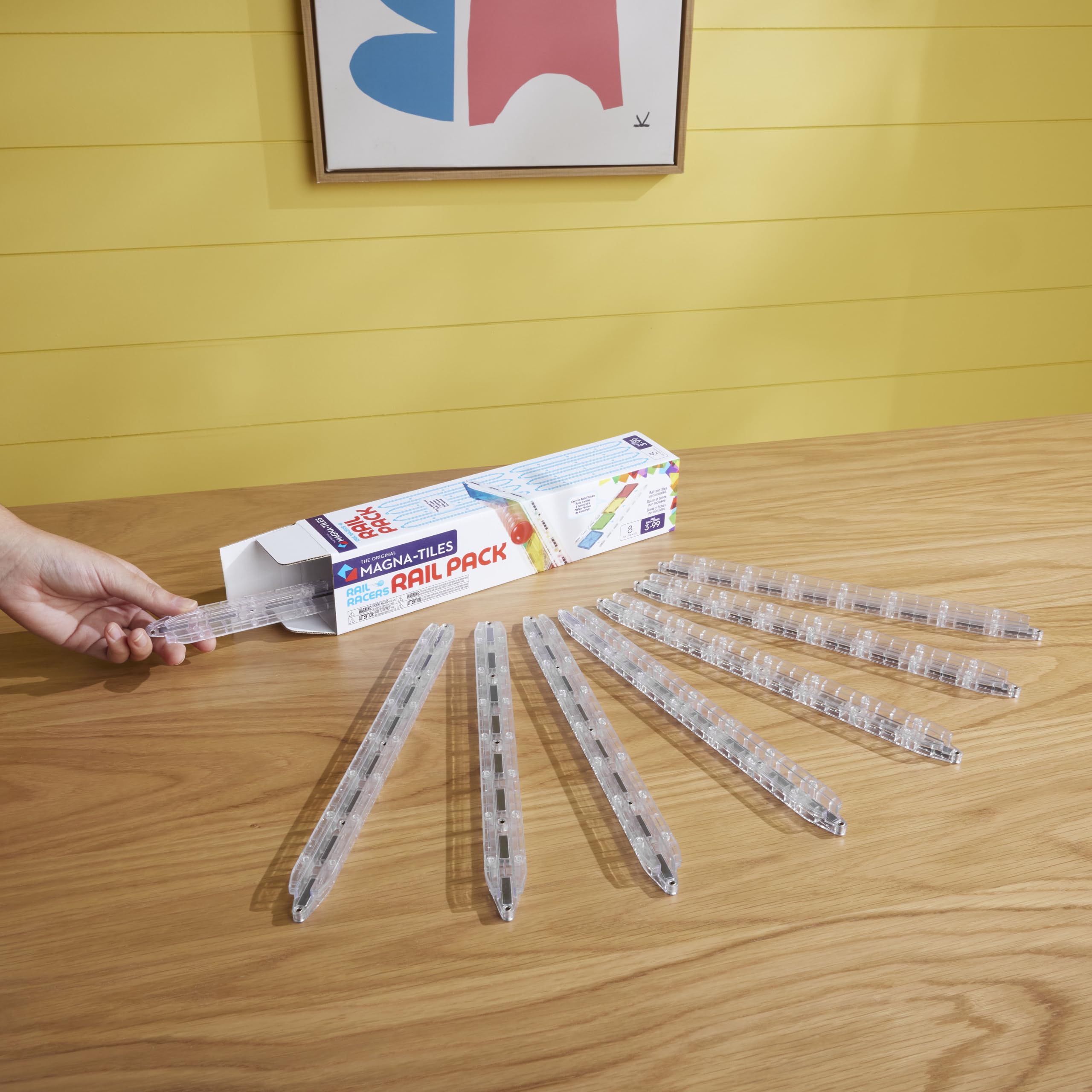 MAGNA-TILES Rail Racers Rail Pack Magnetic Construction Set, The Original Magnetic Building Brand 🍁 All In One Marketplace Canada