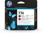 HP 774 (P2V97A) Matte Black/Chromatic Red Original Printhead