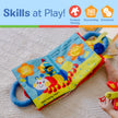 Melissa & Doug K’s Kids My First Activity Book, Soft Cloth Baby Book with Infant Toys—Puppets, Crinkles, Buttons, Buckles & Clock, Machine Washable Montessori Baby Toys for Kids 0–24 Months 🍁 All In One Marketplace Canada