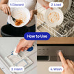 ATTITUDE Dishwasher Pods, Plant-Based & Vegan, Phosphate-Free Detergent Tablets, Naturally Derived, Unscented, 70 Count 🍁 All In One Marketplace Canada
