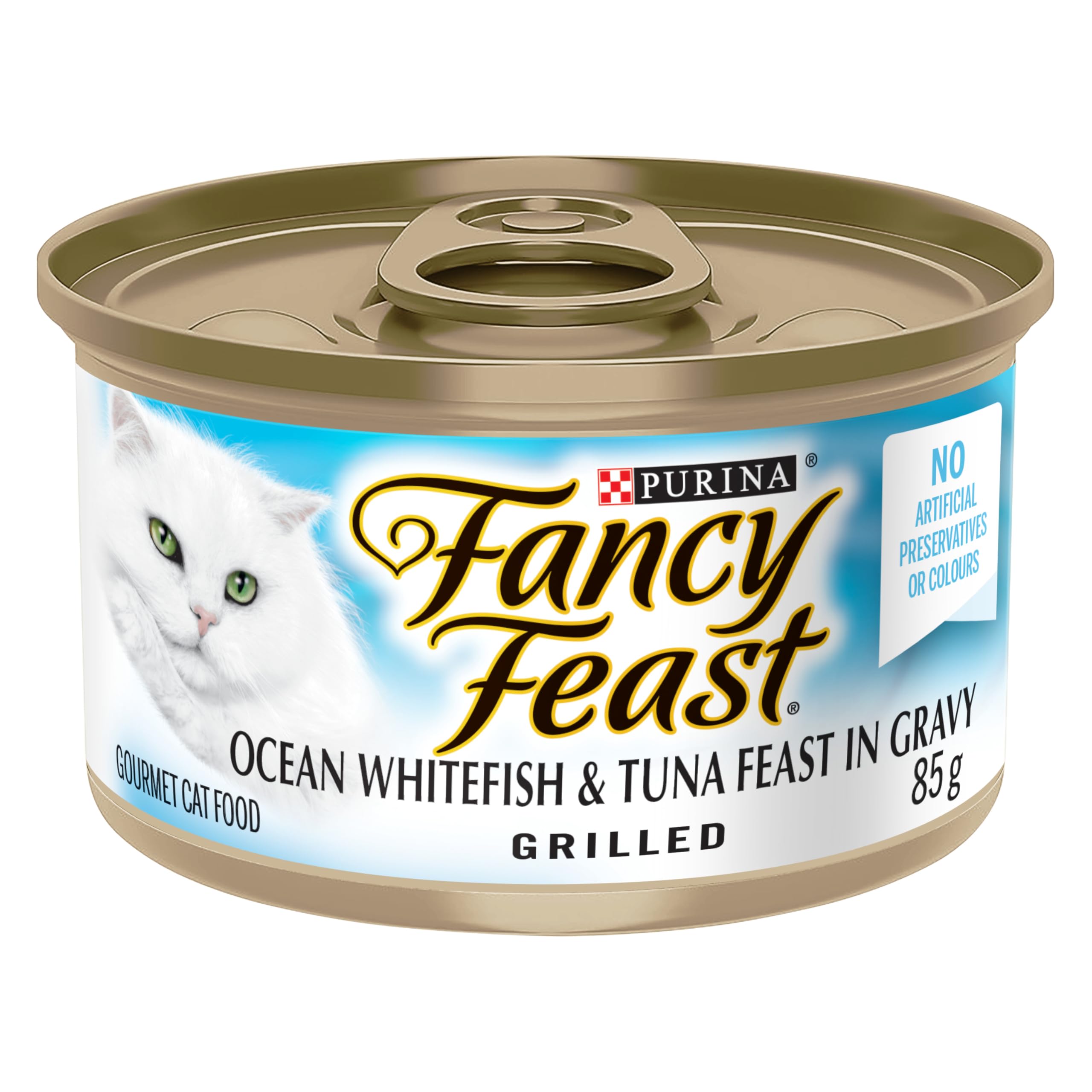 Fancy Feast Grilled Wet Cat Food, Whitefish & Tuna Feast in Gravy - 85 g Can (24 Pack) 🍁 All In One Marketplace Canada