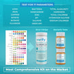 17 in 1 Premium Drinking Water Test Kit - 100 Strips + 2 Bacteria Tests - Home Water Quality Test - Well and Tap Water - Easy Testing for Lead, Bacteria, Hardness, Fluoride, pH, Iron, Copper and more! 🍁 All In One Marketplace Canada