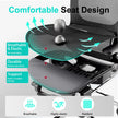Ergonomic Office Chair,Office Chair with Tilt Function,Mesh Office Chair with Footrest,Ergonomic Chair with Adaptive Backrest, Adjustable Headrest and Flip-Up Armrests 🍁 All In One Marketplace Canada