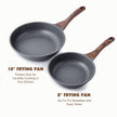 SENSARTE Nonstick Frying Pan Skillet, Swiss Granite Coating Omelette Pan, Healthy Stone Cookware Chef's Pan, PFOA Free (8/9.5/10/11/12.5 Inch) (8 Inch) 🍁 All In One Marketplace Canada