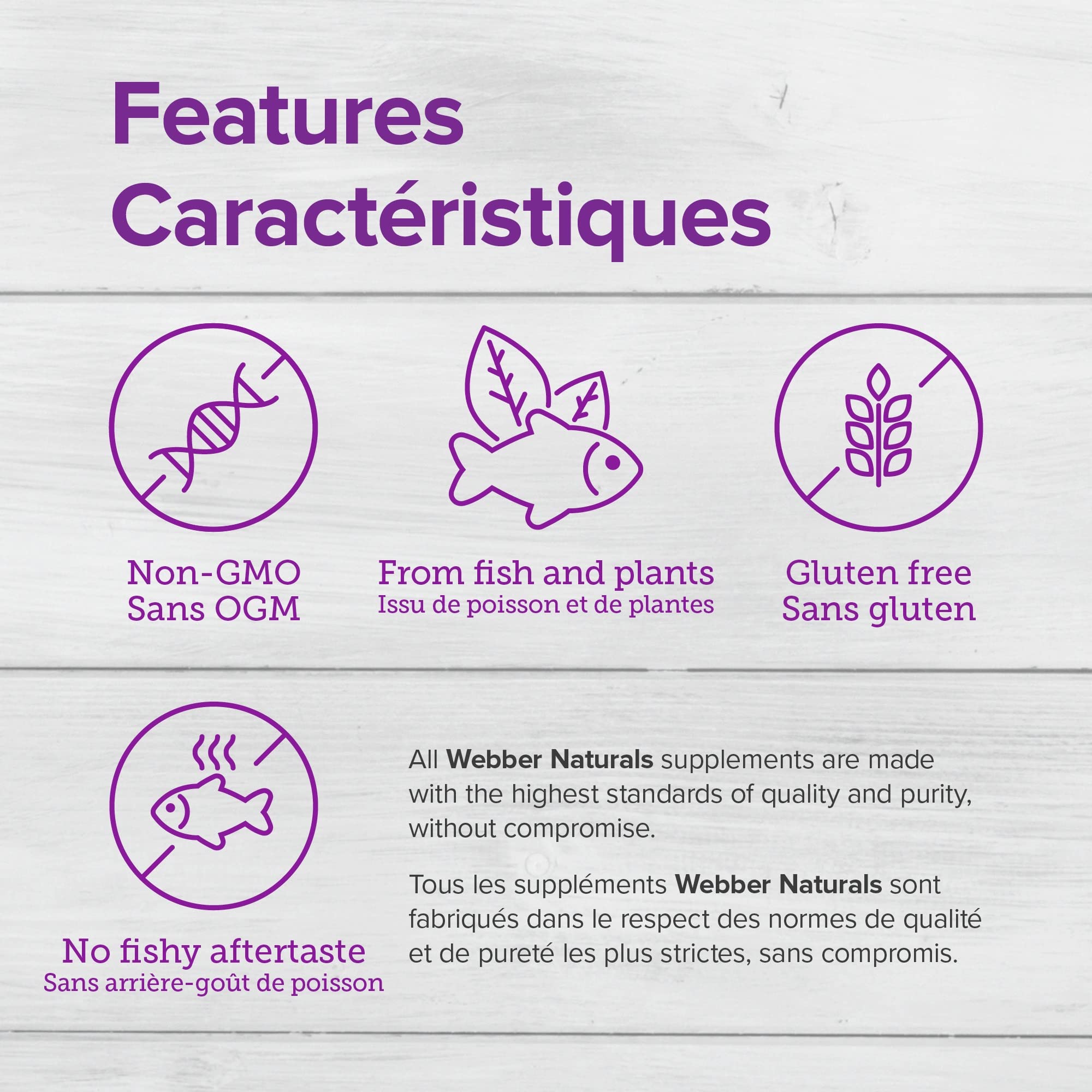 Webber Naturals Omega 3-6-9 1,200 mg Fish Oil, 180 Clear Enteric No Fishy Aftertaste Softgels, Supports Cardiovascular Health and Brain Function 🍁 All In One Marketplace Canada