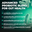 Probiotics Women & Men - 60 Billion CFU Probiotic + Prebiotics | Delayed Release Capsules Survive Stomach Acid for Max Potency | Digestive & Immune Support | Bloating & Gas Relief | Shelf Stable Lactobacillus Strains | Canadian Made, 3rd Party Tested