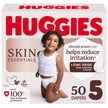 Huggies Size 5 Diapers, Skin Essentials Baby Diapers, Size 5 (27+ lbs), 50 Count 🍁 All In One Marketplace Canada