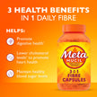 Metamucil Daily Fibre Supplement, Sugar Free, Naturally Sourced Psyllium Husk, Multi-Health Benefit Daily, Plant-Based, Gluten-Free Capsules, 100 Capsules 🍁 All In One Marketplace Canada
