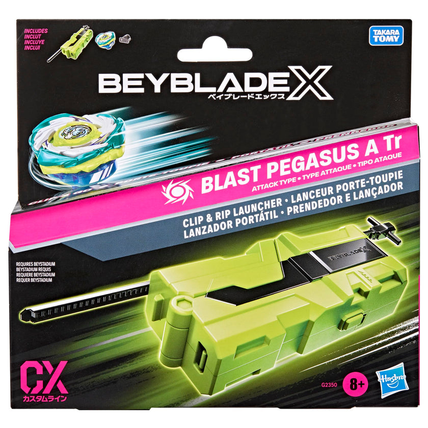 Beyblade X Blast Pegasus A Tr Clip & Rip Launcher with Takara Tomy Attack Type Top Right-Spinning Top, Battling Tops Game Toys, Ages 8+ 🍁 All In One Marketplace Canada