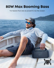 soundcore Boom 2 Outdoor Speaker, 80W, Subwoofer, BassUp 2.0, 24H Playtime, IPX7 Waterproof, Floatable, RGB Lights, USB-C, Custom EQ, Bluetooth 6.0, Portable, Camping, Beach, and Backyard-Blue 🍁 All In One Marketplace Canada