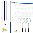 Franklin Sports Badminton Set - Portable Badminton Set - Adult and Kids Badminton Net - Perfect Backyard/Lawn Game - Includes 4 Badminton Racquets - Recreational 🍁 All In One Marketplace Canada