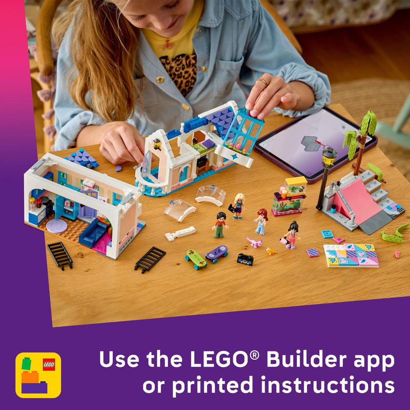 LEGO Friends Liann’s Family House Building Toy for Girls & Boys - Pretend Play Set for Kids, Ages 7+ - W/4 Minidolls, 2 Toy Pet Figures, & Doll House Accessories - Gift Idea for Birthdays - 42687 🍁 All In One Marketplace Canada