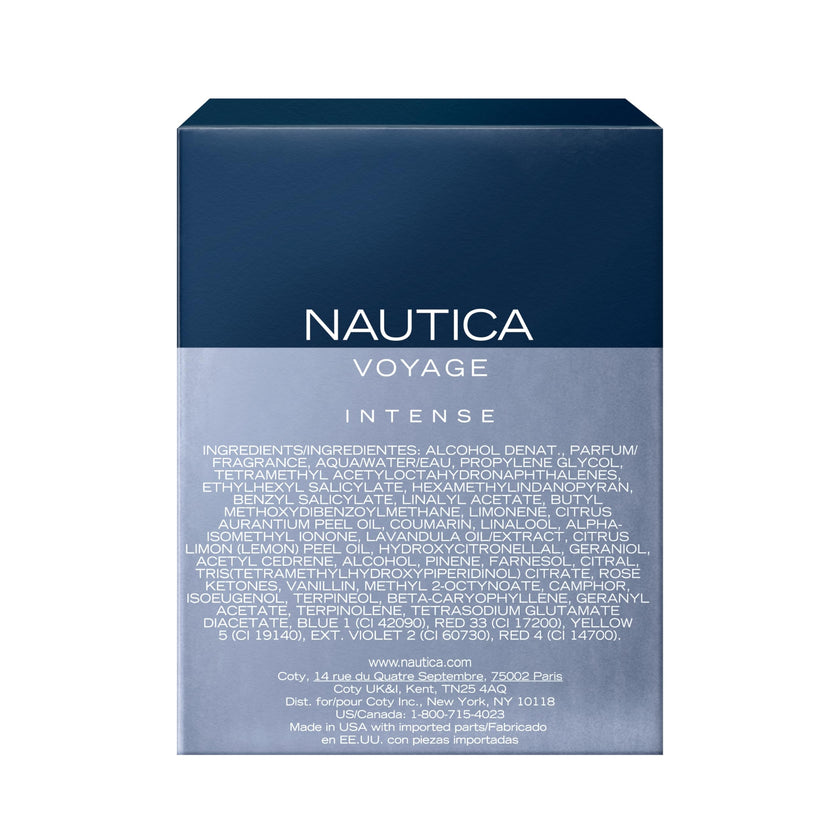 Nautica Voyage Intense Eau de Toilette for Men, Fresh, Aquatic Fougère, Masculine Fragrance,100ml 🍁 All In One Marketplace Canada