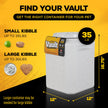 Gamma2 Vittles Vault Dog Food Storage Container (Durable, Food Safe, BPA Free Storage, Made in the USA with Recycled Materials)Holds up to 35 pounds 🍁 All In One Marketplace Canada