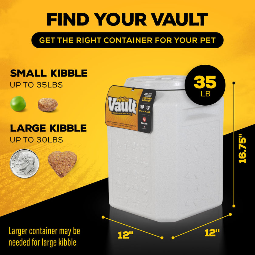Gamma2 Vittles Vault Dog Food Storage Container (Durable, Food Safe, BPA Free Storage, Made in the USA with Recycled Materials)Holds up to 35 pounds 🍁 All In One Marketplace Canada