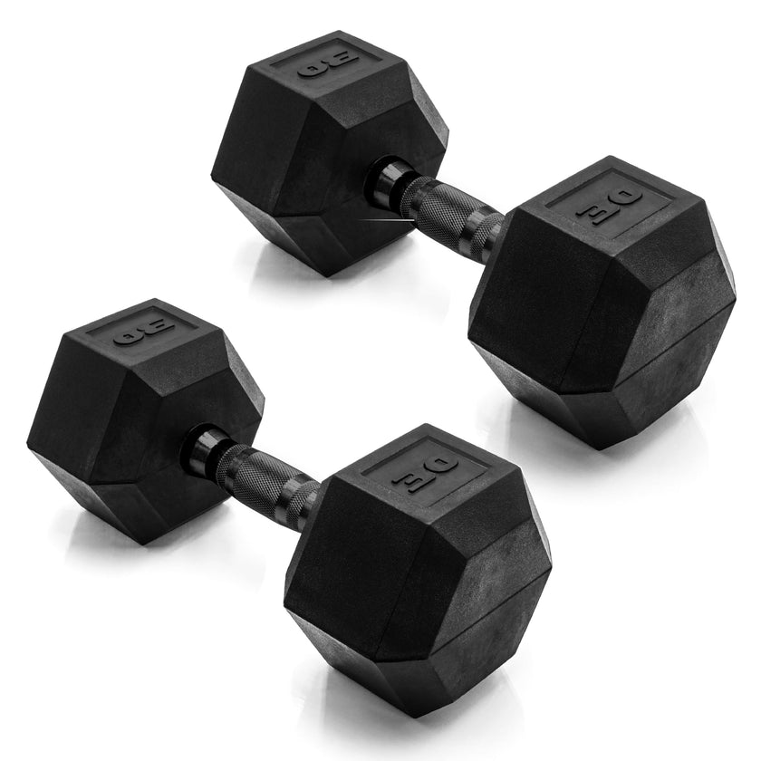 CAP Barbell 30 LB Coated Hex Dumbbell Weight Pair with Black Handle 🍁 All In One Marketplace Canada