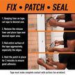 Gorilla Waterproof Patch & Seal Tape, Heavy-Duty, Instantly Seals, Works Underwater, Indoor/Outdoor, Flexible Permanent Bond, 4 in x 8 ft, Clear, 1 Pack 🍁 All In One Marketplace Canada