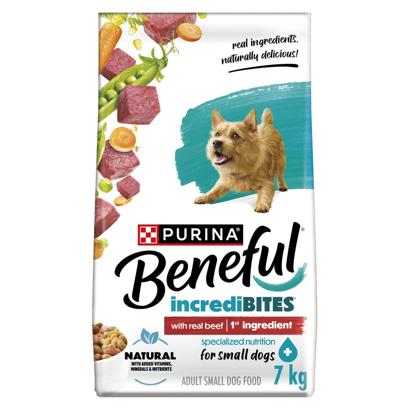 Beneful IncrediBites Dry Dog Food for Small Dogs, Real Beef - 7 kg Bag 🍁 All In One Marketplace Canada