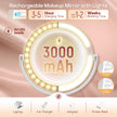 B Beauty Planet Makeup Mirror with Lights, Lighted Magnifying Mirror 30X with 3 Lighting and Adjustable Brightness, 2-Sided Height Adjustable Vanity Mirror for Bathroom, Women Gifts for Mom 🍁 All In One Marketplace Canada