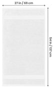 Utopia Towels Premium 100% Combed Ring Spun Cotton Bath Towels, Ultra Soft and Highly Absorbent, 27 by 54 inches, Large Bath Towels, 4 Pack, White 🍁 All In One Marketplace Canada