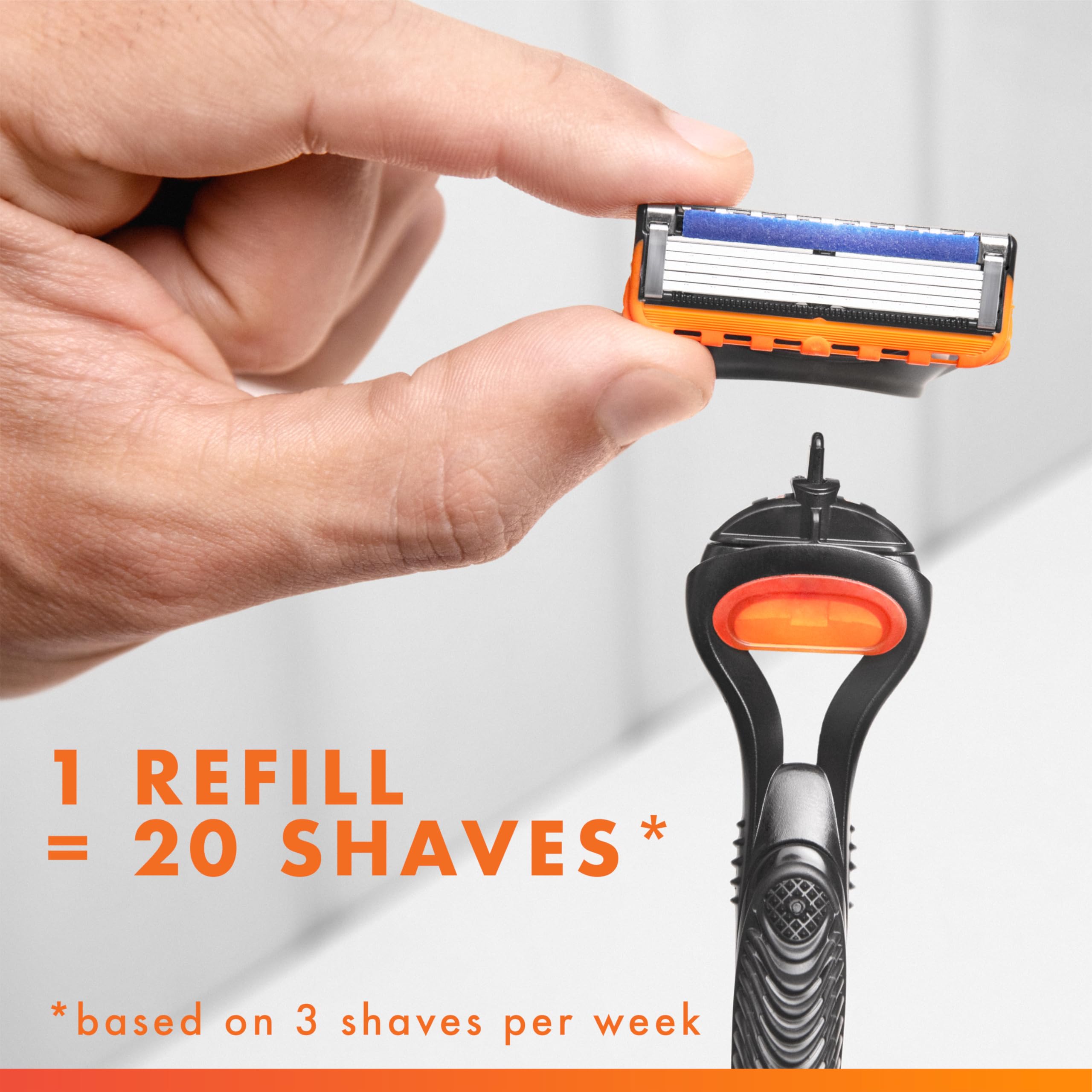 Gillette Fusion 5 Blades Refill, Razor Blades Men, 10 Fusion5 + 2 ProGlide Razors refills, 5-Blade Cartridges, 12 Total Refills 🍁 All In One Marketplace Canada