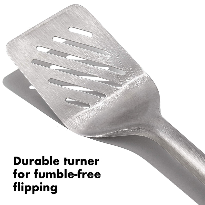 OXO Good Grips Grilling Tools, Tongs and Turner Set, Black 🍁 All In One Marketplace Canada