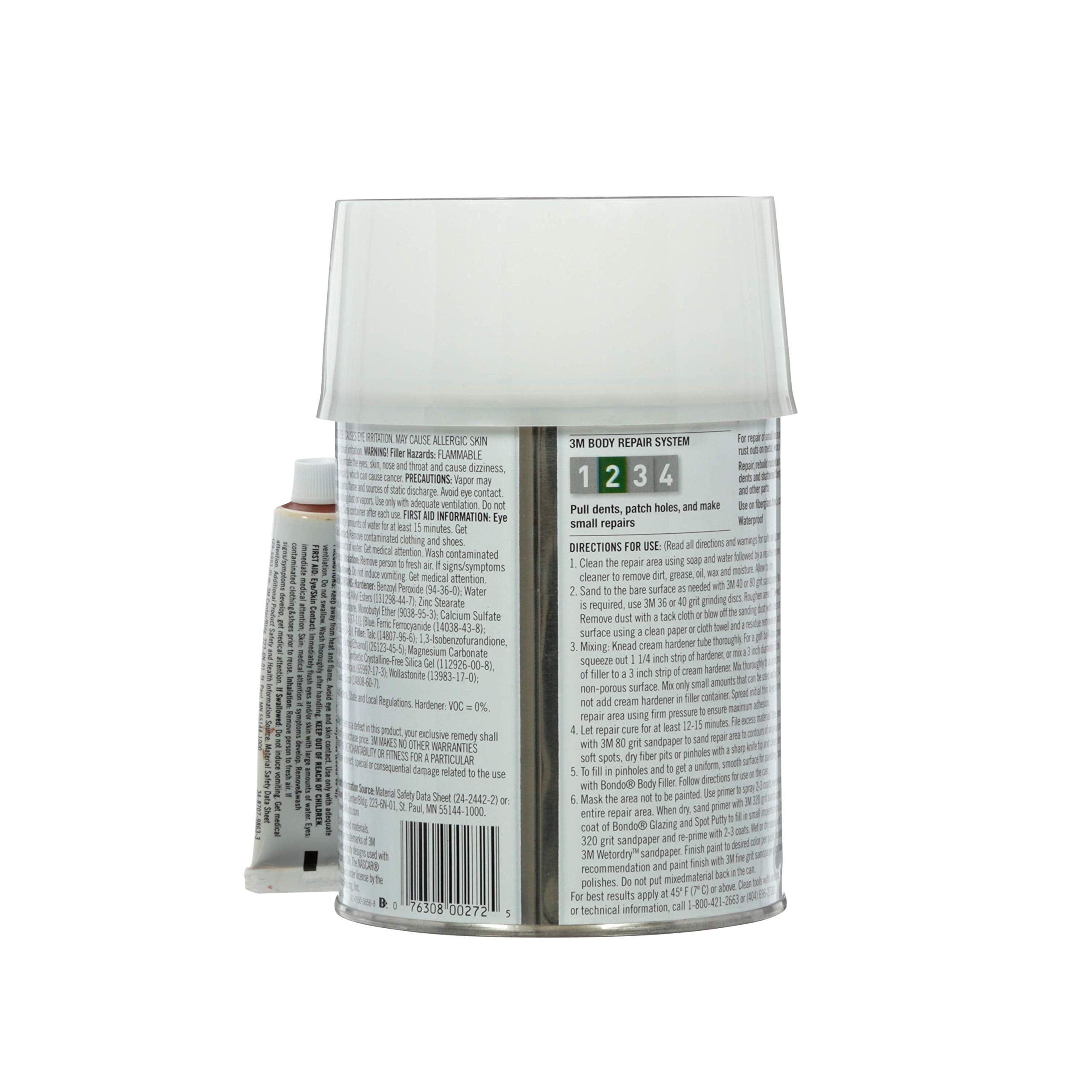 Bondo Glass Reinforced Filler, 00272, 1 Quart 🍁 All In One Marketplace Canada