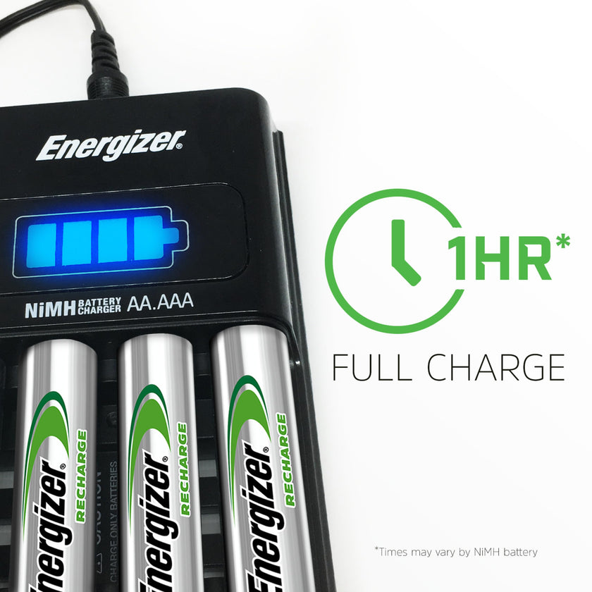 Energizer Rechargeable Battery Charger for C Cell, D Cell, AA, AAA, and 9V Rechargeable Batteries 🍁 All In One Marketplace Canada