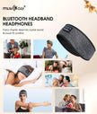 MUSICOZY Bluetooth 5.4 Sleep Headphones Headband, Wireless Sleeping Headphones Sleep Mask Earbuds IPX6 Waterproof for Side Sleepers Workout Running Insomnia Travel Yoga Cool Tech Gadgets Unique Gift 🍁 All In One Marketplace Canada