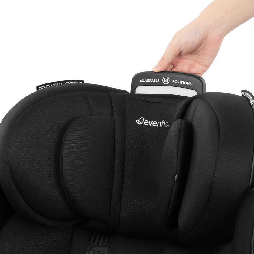 Evenflo Gold Revolve360 Extend All-in-One Rotational Car Seat with SensorSafe - Onyx 🍁 All In One Marketplace Canada