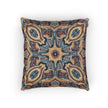 Bohemian Woven Pillow – Mosaic Medallion Decorative Throw Pillow