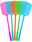 Fly Swatter,5 Pack Plastic Heavy Duty Manual Fly Killer, Long Handle Flyswatter, Large Bug Swatters That Work for Indoor and Outdoor 🍁 All In One Marketplace Canada