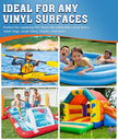 EPN Air Mattress Patch Kit, Waterproof Vinyl Pool Liner Repair Kit for Inflatables, Air Mattress, Swimming Ring, Tent, Bounce House, Inflatable Toys, Hot Tub, PVC Boat, Raft, Kayak (80ml*1) 🍁 All In One Marketplace Canada