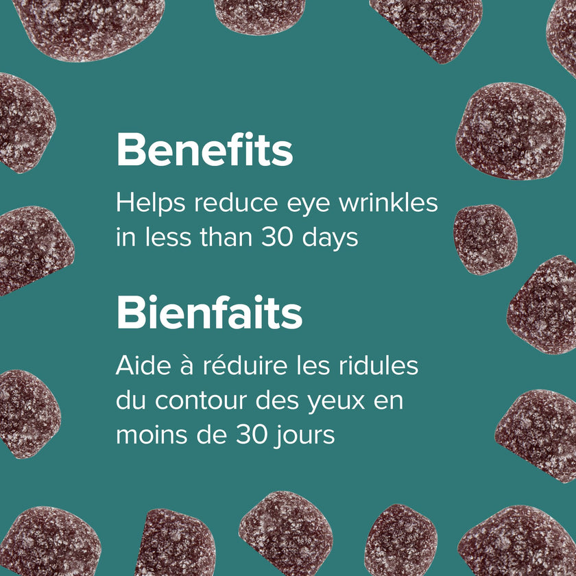 Webber Naturals Collagen30 Anti-Wrinkle Gummy, 2,500mg of Bioactive Collagen Peptides Per Serving, 110 Gummies, Helps Reduce Deep Wrinkles, Fine Lines & Stimulates Skin Cells 🍁 All In One Marketplace Canada
