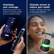 Oral-B iO Deep Clean + Protect Rechargeable Electric Toothbrush, Black with Visible Pressure Sensor, 5 Cleaning Settings, 2 Min Timer, a iO Series 7 Toothbrush, 2 Replacement Brush Heads, and Charging Travel Case 🍁 All In One Marketplace Canada