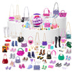 Mini Brands Fashion Series 4 2 Pack by ZURU – Novelty Unboxing Collectible Toy with 5 Mystery Mini Fashion Bags, Shoes & Accessories, 80+ Styles to Collect, Ages 3+, Kids, Teens & Adults 🍁 All In One Marketplace Canada