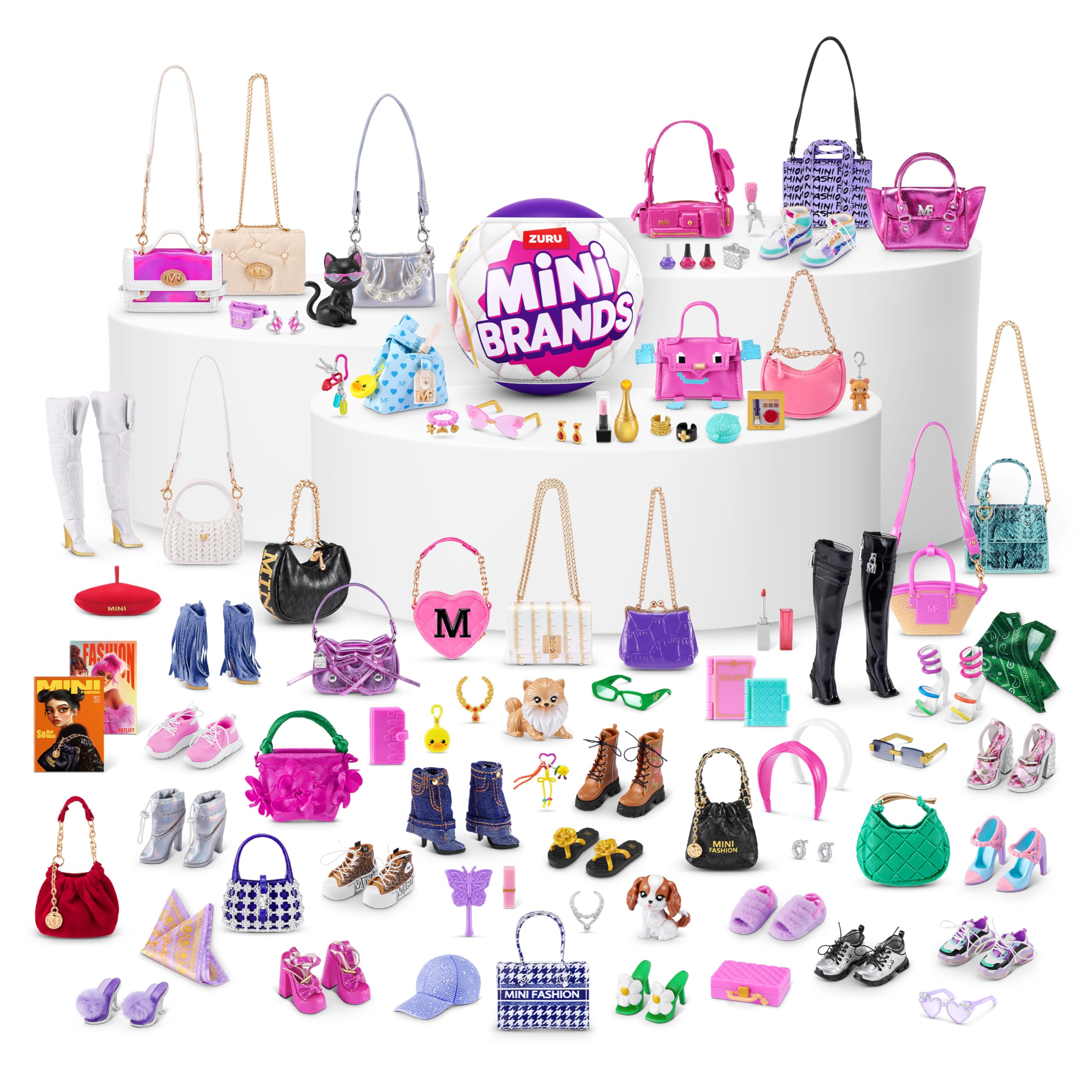 Mini Brands Fashion Series 4 2 Pack by ZURU – Novelty Unboxing Collectible Toy with 5 Mystery Mini Fashion Bags, Shoes & Accessories, 80+ Styles to Collect, Ages 3+, Kids, Teens & Adults 🍁 All In One Marketplace Canada