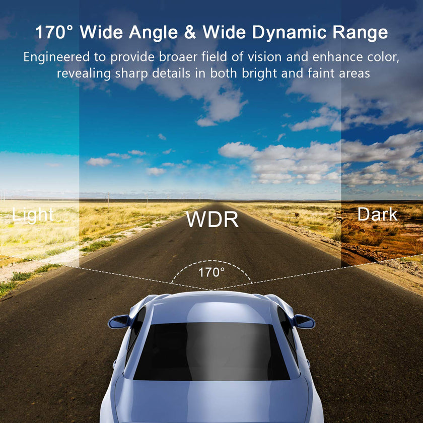 Dash Cam Front with 32G SD Card, BOOGIIO 1080P FHD Car Driving Recorder 3'' IPS Screen 170°Wide Angle Dashboard Camera Aluminum Alloy Case, WDR G-Sensor Parking Monitor Loop Recording Motion Detection 🍁 All In One Marketplace Canada