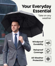 Repel Windproof Travel Umbrella - Compact & Withstands Winds up to 100MPH, Strongest Premium Auto Folding Umbrella for Rain and Sun - Durable, Light & Portable for Women & Men, Fits Backpack & Cars 🍁 All In One Marketplace Canada