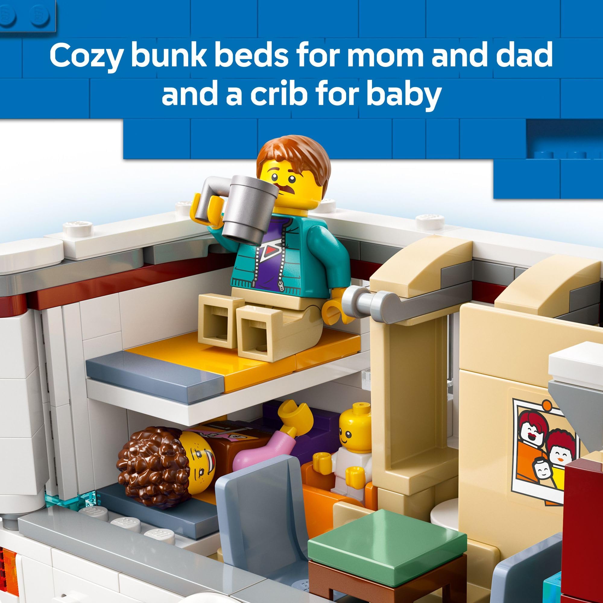 LEGO City Holiday Adventure Camper Van Building Toy Set - Vacation Toy for Kids, Boys and Girls, Ages 6+ - Includes 3 Minifigures and Accessories - Gift Idea for Birthdays and Holidays - 60454 🍁 All In One Marketplace Canada