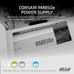 CORSAIR RM850e (2025) Fully Modular Low-Noise ATX Power Supply with 12V-2x6 Cable – ATX 3.1 & PCIe 5.1 Compliant, Cybenetics Gold Efficiency, 105°C-Rated Capacitors, Modern Standby Mode – White 🍁 All In One Marketplace Canada