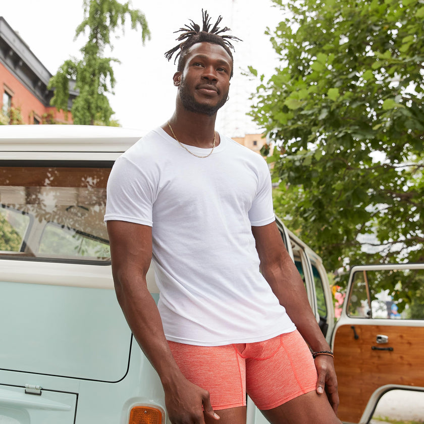 Hanes Mens ComfortSoft 4 Pack Cotton Crewneck T-Shirt. Undershirts, White, X-Large US 🍁 All In One Marketplace Canada