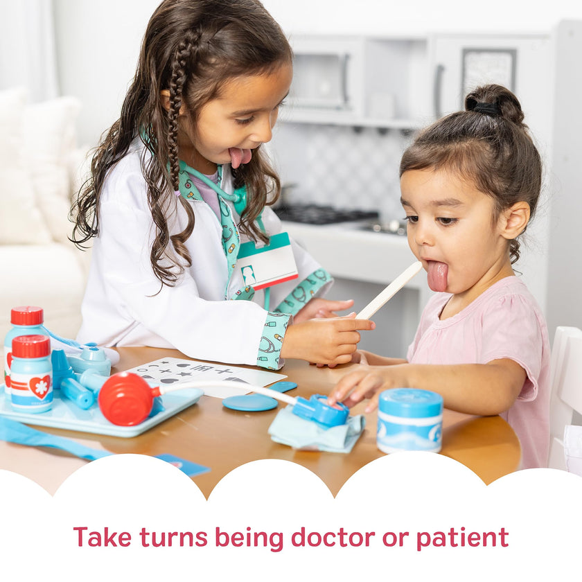 Melissa & Doug Get Well Doctor Kit, 25-Piece Toddler Doctor Play Set, Realistic Pretend Play Toys & Accessories, Preschool Toys for Girls & Boys Ages 3+ 🍁 All In One Marketplace Canada