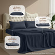 Utopia Bedding Queen Bed Sheet Set - 4 Piece Bedding - Soft Brushed Microfiber Fabric - Shrinkage & Fade Resistant - Easy Care (Navy) 🍁 All In One Marketplace Canada
