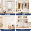 Shower Curtain Rod 30 to 76 Inches, 1 Inch Adjustable Spring Tension Stainless Steel Shower Rod No Drill for Bathroom, Closet, Window, Room Divider, Never Rust, Non Slip, Nickel 🍁 All In One Marketplace Canada