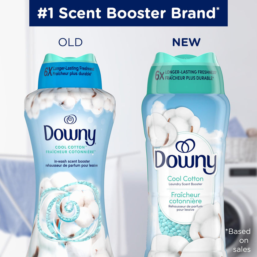 Downy In-Wash Laundry Scent Booster Beads, Cool Cotton, 24 oz 🍁 All In One Marketplace Canada
